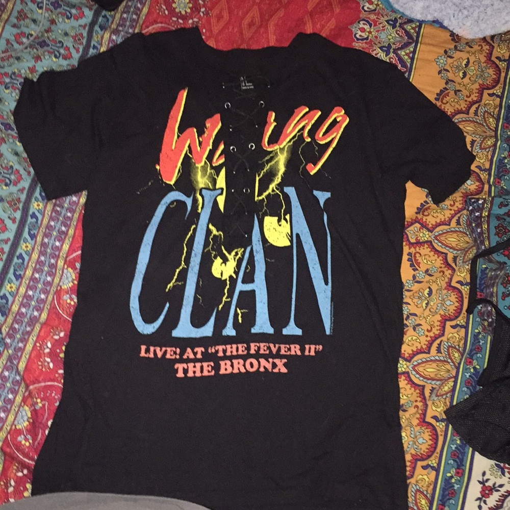 Forever 21 lace up T-shirt